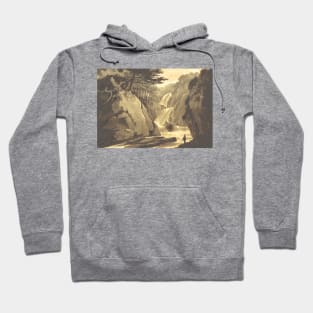 Scenery of Wales illustration Hoodie